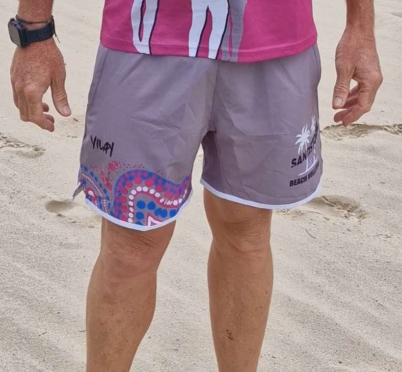 Sandstorm Beach Volleyball Shorts - Grey