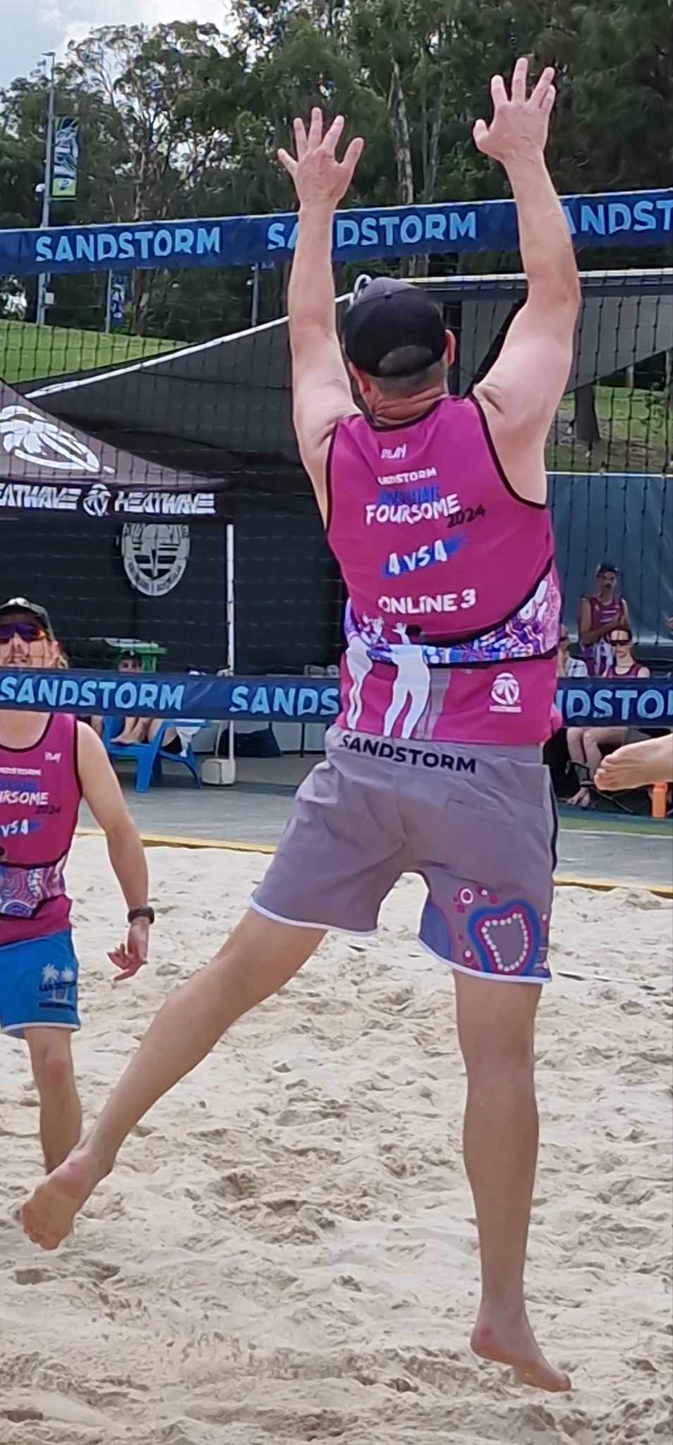 Sandstorm Beach Volleyball Shorts - Grey