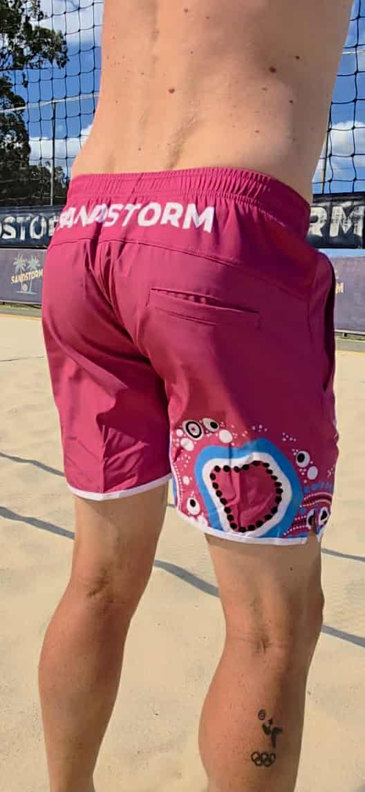 Sandstorm Beach Volleyball Shorts - PINK