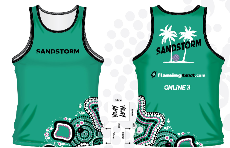 2024 Sandstorm Signature Singlet / Green