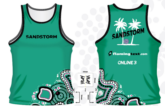 Sandstorm Signature Singlet / Green