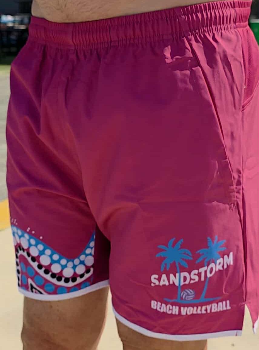 Sandstorm Beach Volleyball Shorts - PINK